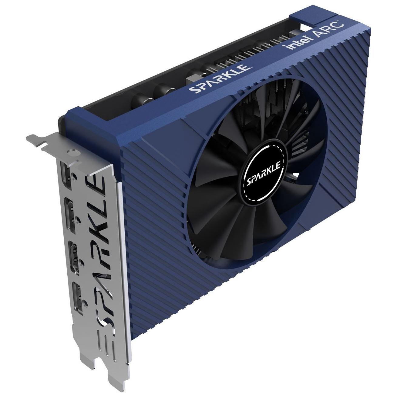 SPARKLE Intel Arc A380 Elf - Graphics card - Arc A380 - 6 GB GDDR6 - PCIe 4.0 x8 - HDMI, 3 x DisplayPort