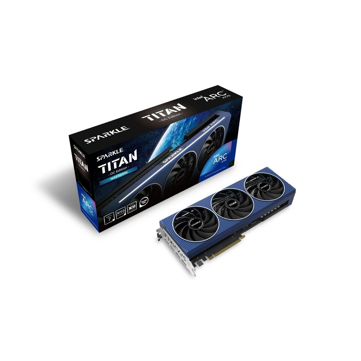 SPARKLE Intel Arc A770 TITAN - OC Edition - graphics card - Intel Arc A770 - 16 GB GDDR6 - PCIe 4.0 x16 - HDMI, 3 x DisplayPort