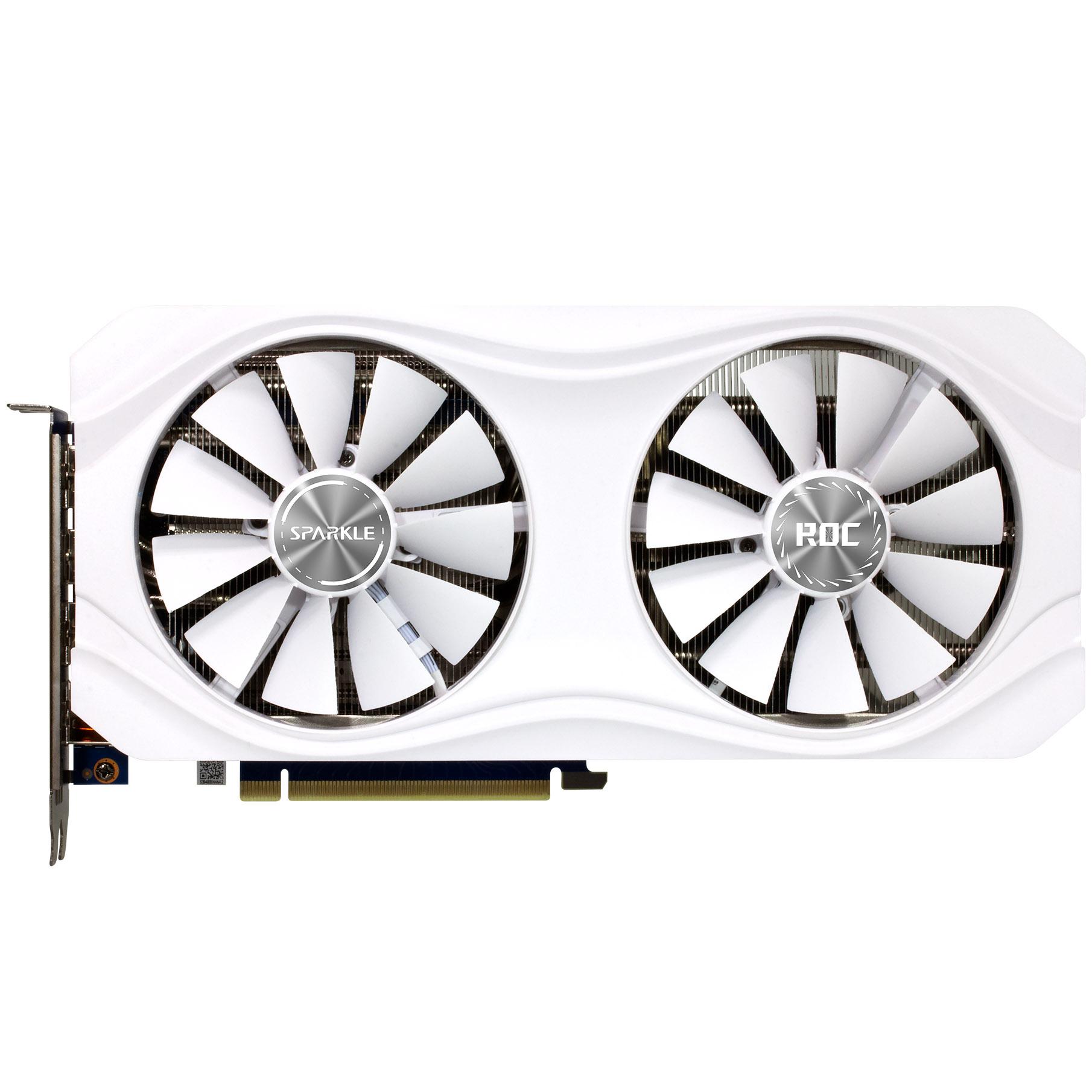 Sparkle Intel ARC A770 ROC LUNA OC 16GB DDR6 HDMI 3 DP 2300MHz Clock Overclocked White