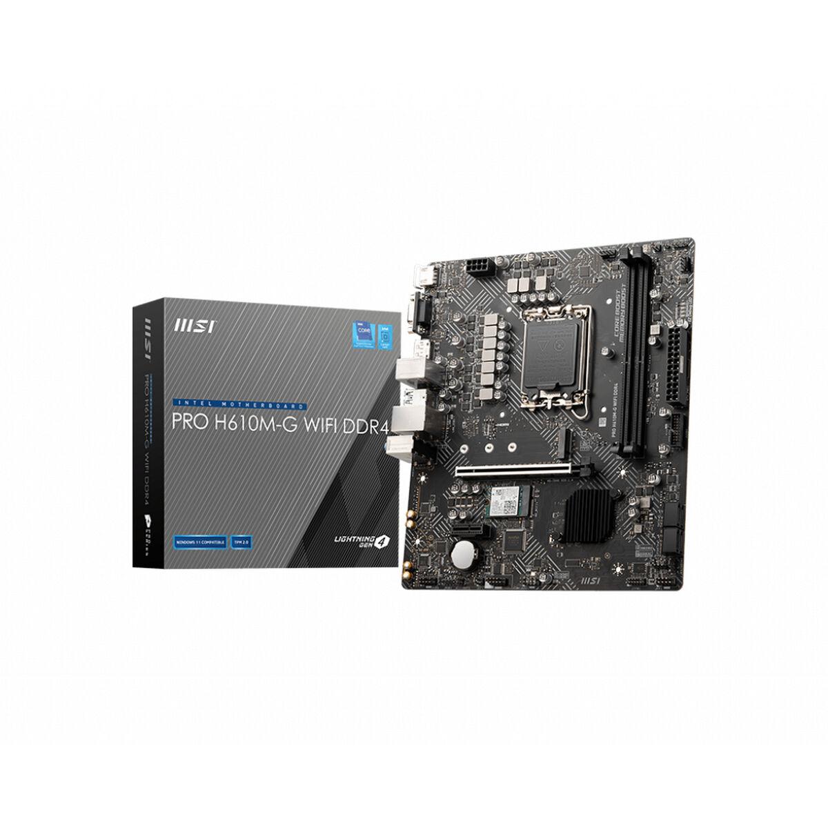 Scheda madre MSI PRO H610M-G WIFI DDR4 mATX 1700