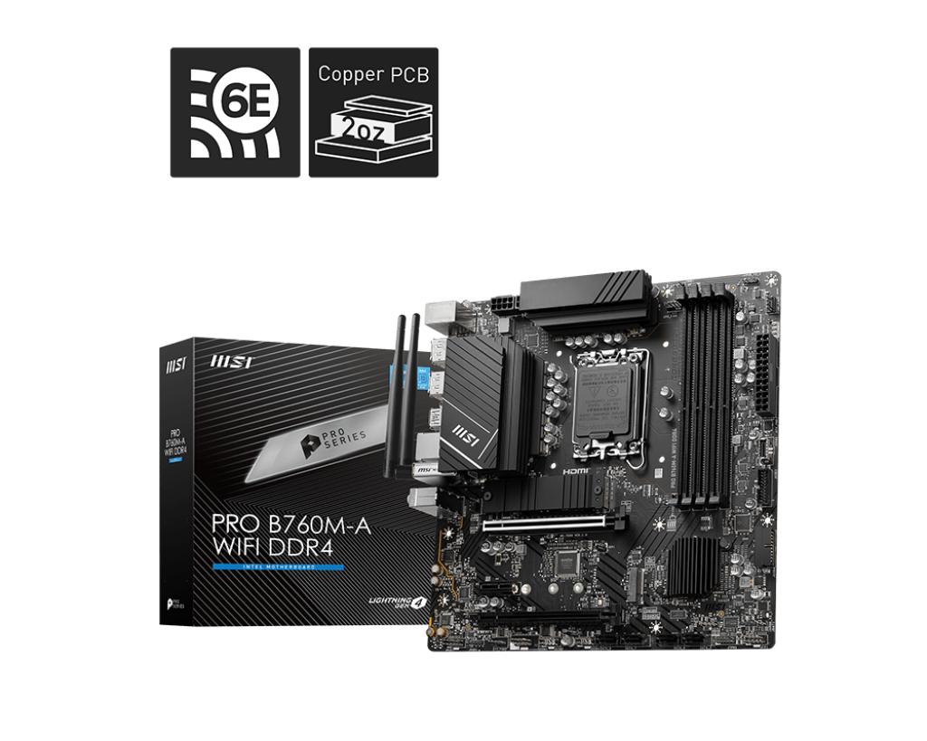 MSI PRO B760M-A WIFI DDR4...