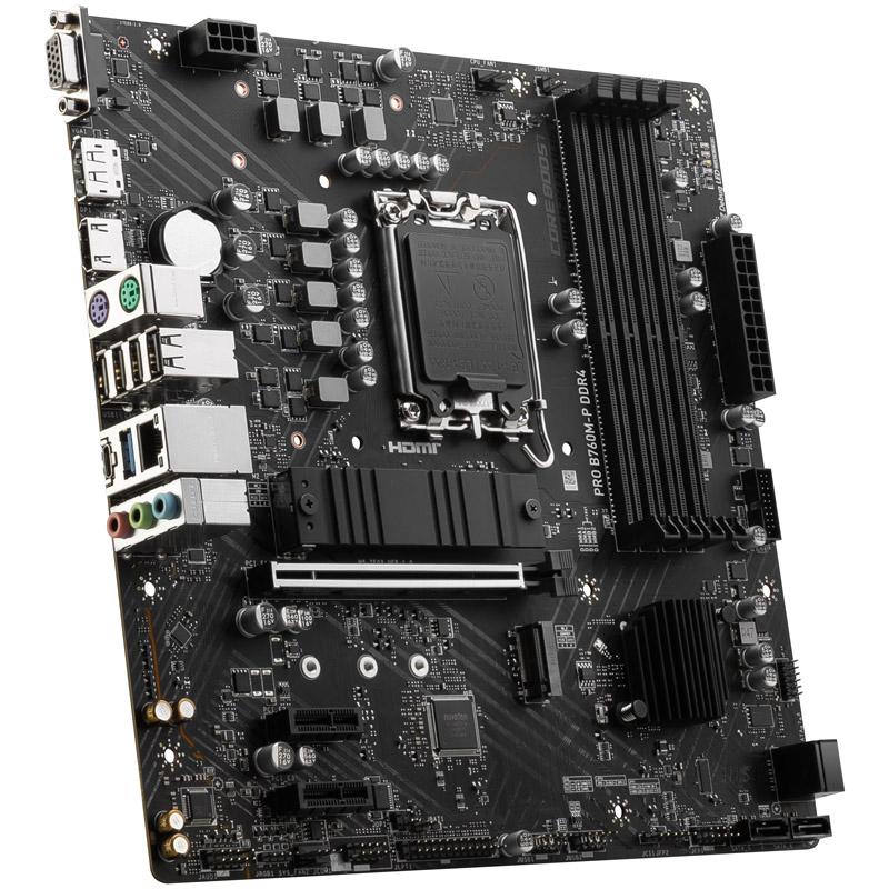 MSI PRO B760M-P DDR4 scheda madre Intel B760 LGA 1700 micro ATX