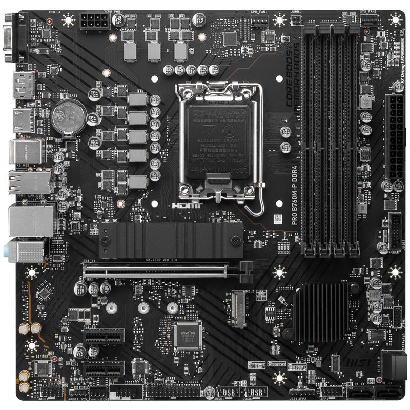 MSI PRO B760M-P DDR4 scheda madre Intel B760 LGA 1700 micro ATX