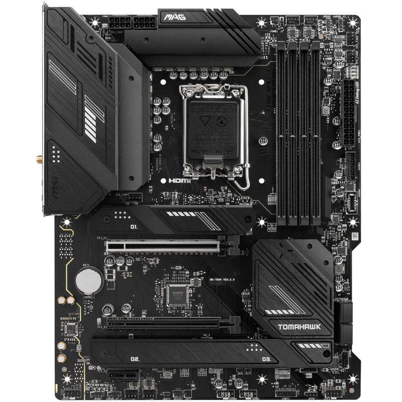 MB MSI MAG B760 TOMAHAWK WIFI S1700 4D5 3M.2 4S3 U3.2 GBL H/D ATX DDR5