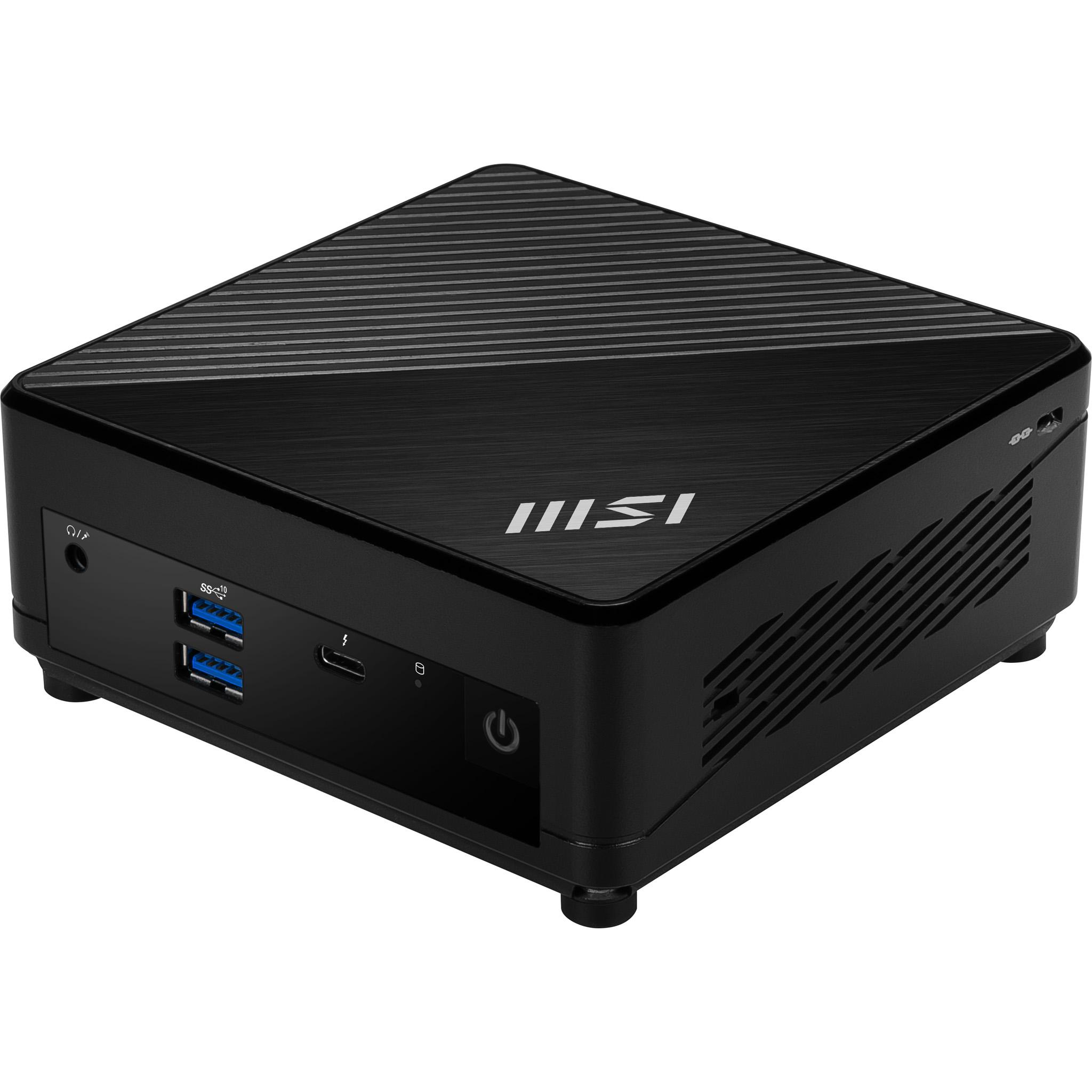 MSI Cubi 5 12M-002EU Intel Core i5 i5-1235U 8 GB DDR4-SDRAM 512 GB SSD Windows 11 Pro Mini PC Nero