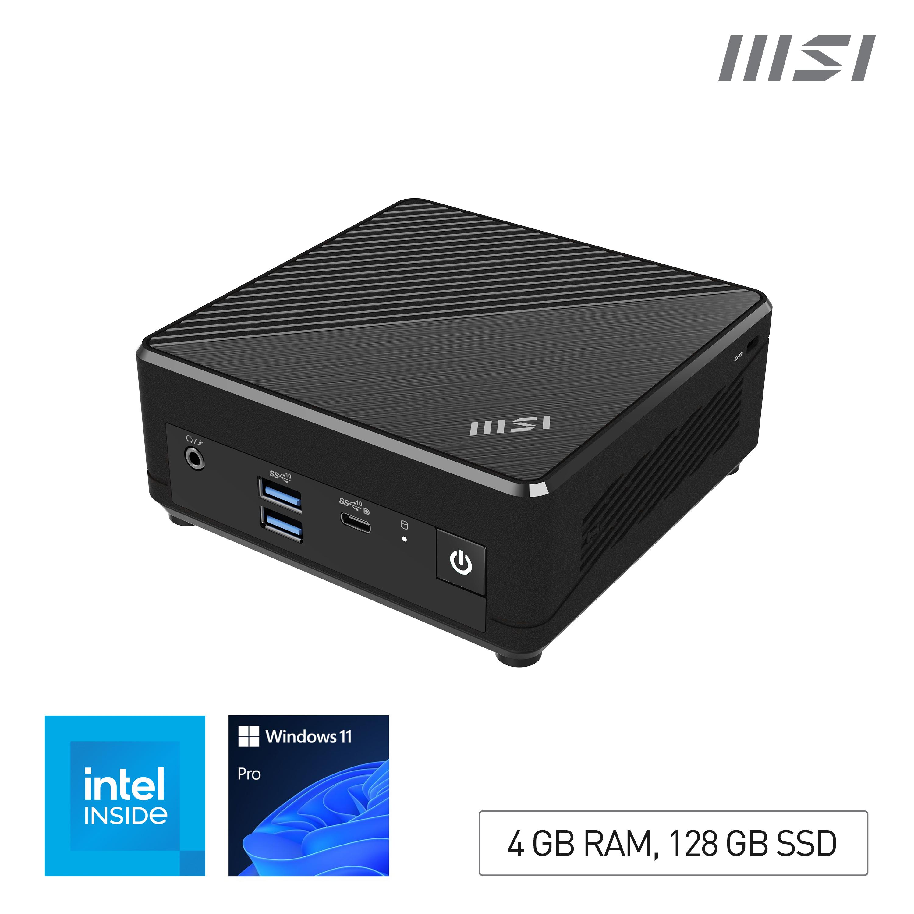 MSI Cubi N ADL-001EU (SFF Cubi N ADL N200 4GB 128GB Win 11P) - Versione UK