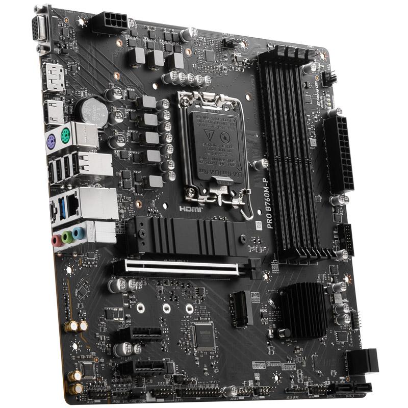 MB MSI PRO B760M-P DDR5 S1700 4D5 2M.2 4S3 U3.2 GBL H/D/V MATX