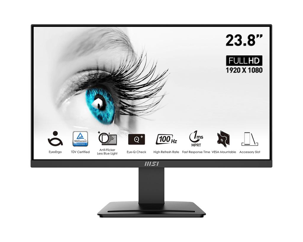 MSI PRO MP2412DE Monitor PC 605 cm (23.8") 1920 x 1080 Pixel Full HD LCD Nero