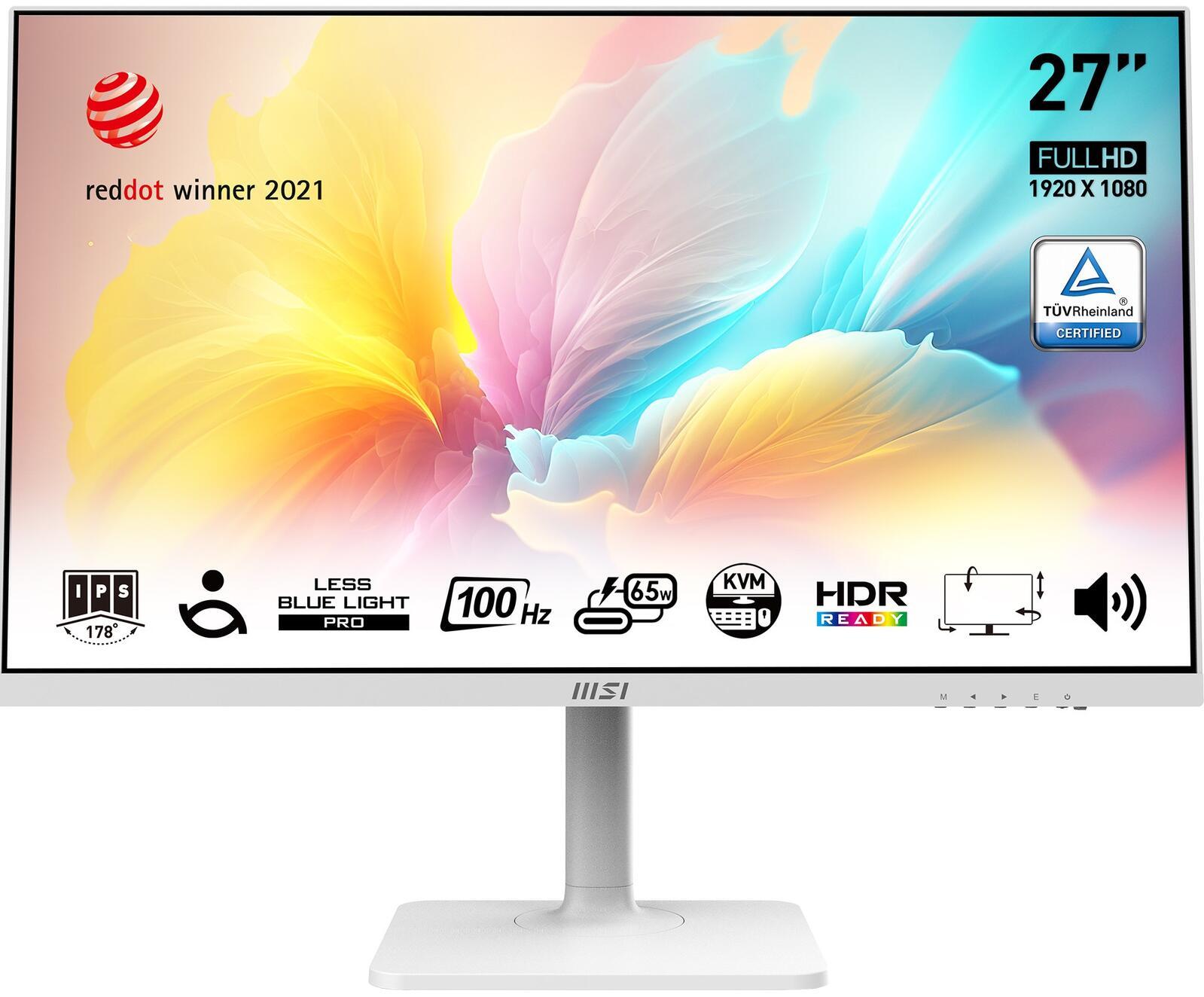 Monitor MSI Modern MD272XPWDE 69 cm (27 pollici)