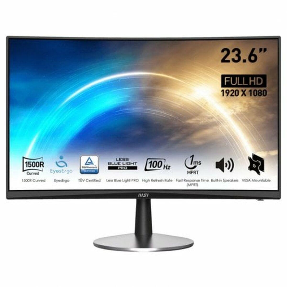 ECRAN INCURV 24 MSI PRO MP2422C FULL HD 100HZ (NOIR)