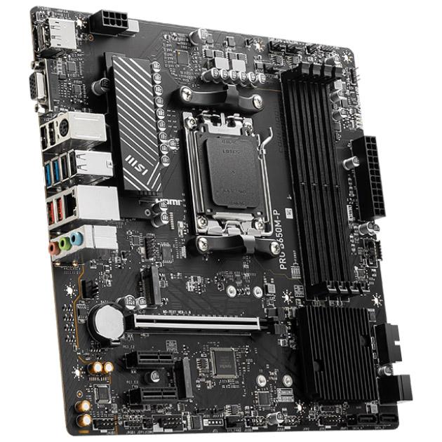 MSI MB AMD B650 B650M-P AM5 4DDR5 1PCI-Ex162PCI-Ex12M.24SATA33USB3.2 Gen2(2A1C)4USB3.2 Gen
