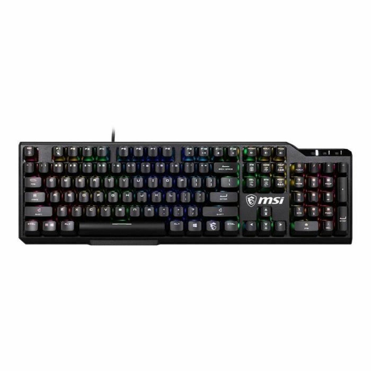 CLAVIER GAMER MCANIQUE (KAILH RED) MSI VIGOR GK41 RGB (NOIR)