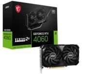 VGA MSI RTX 4060 VENTUS 2X BLACK 8G OC 8GB DDR6 128BIT HDMI/3DP 115W