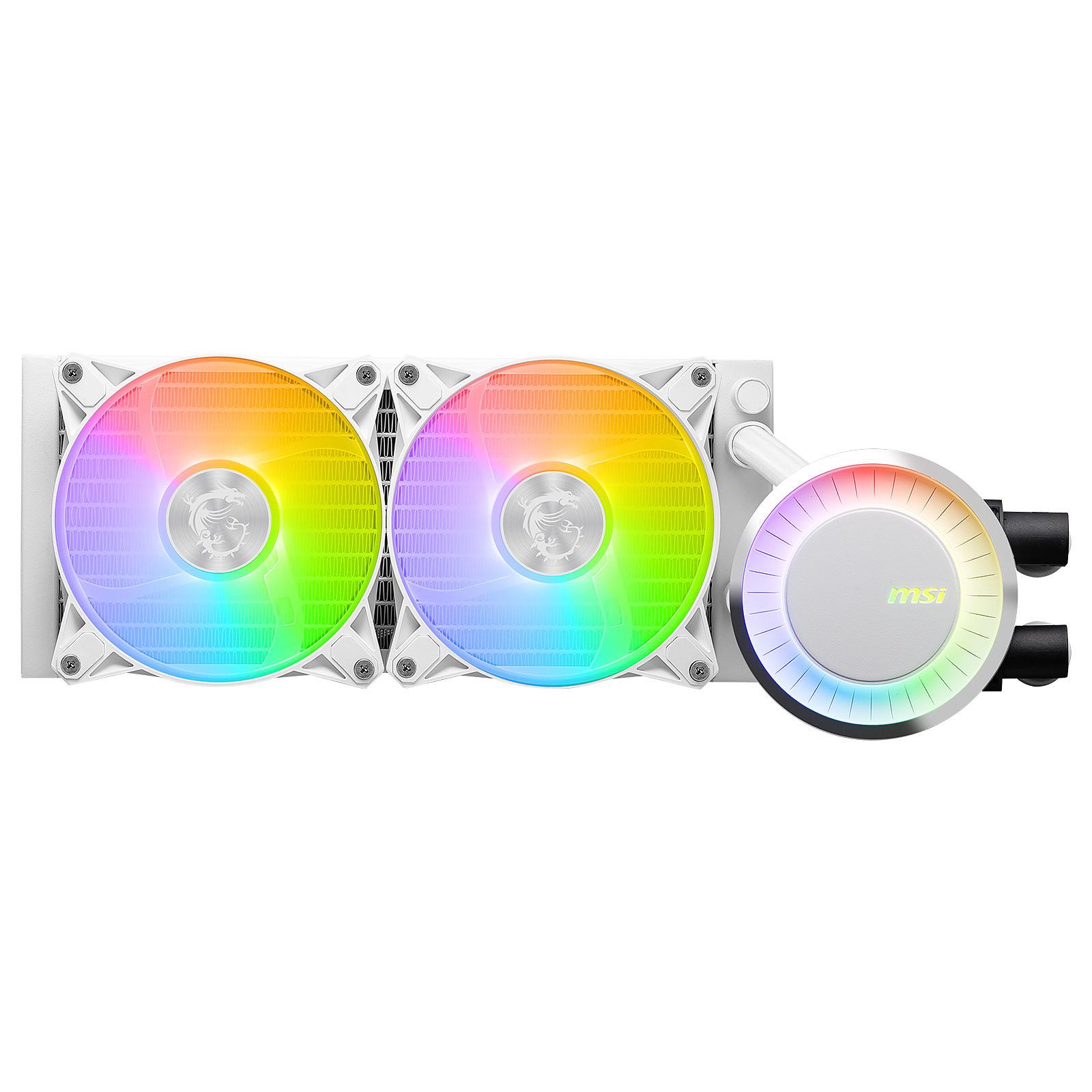 MSI MAG CORELIQUID E240 WHITE sistema di raffreddamento per computer Scheda madre Processore Liquid cooling kit 12 cm Bianco (C