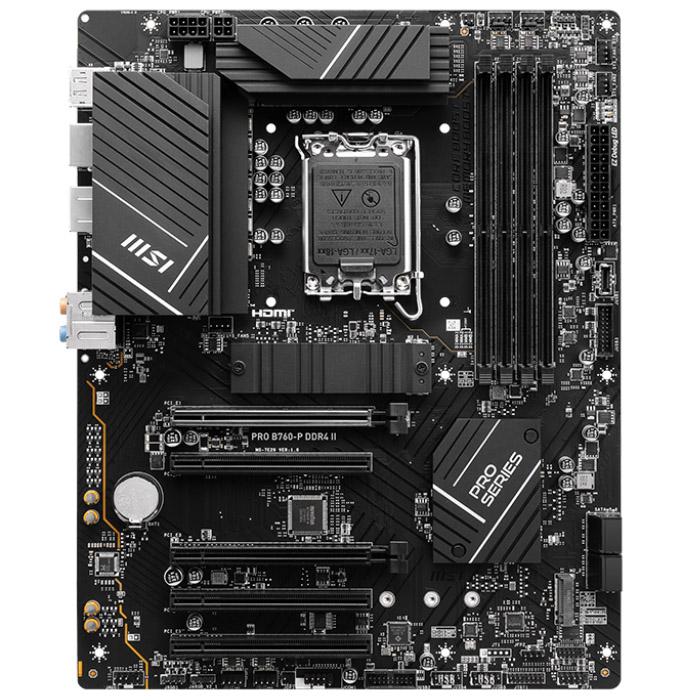 MB MSI PRO B760-P DDR4 1700 4D4 2M.2 4S3 U3.2 GBL H/D ATX