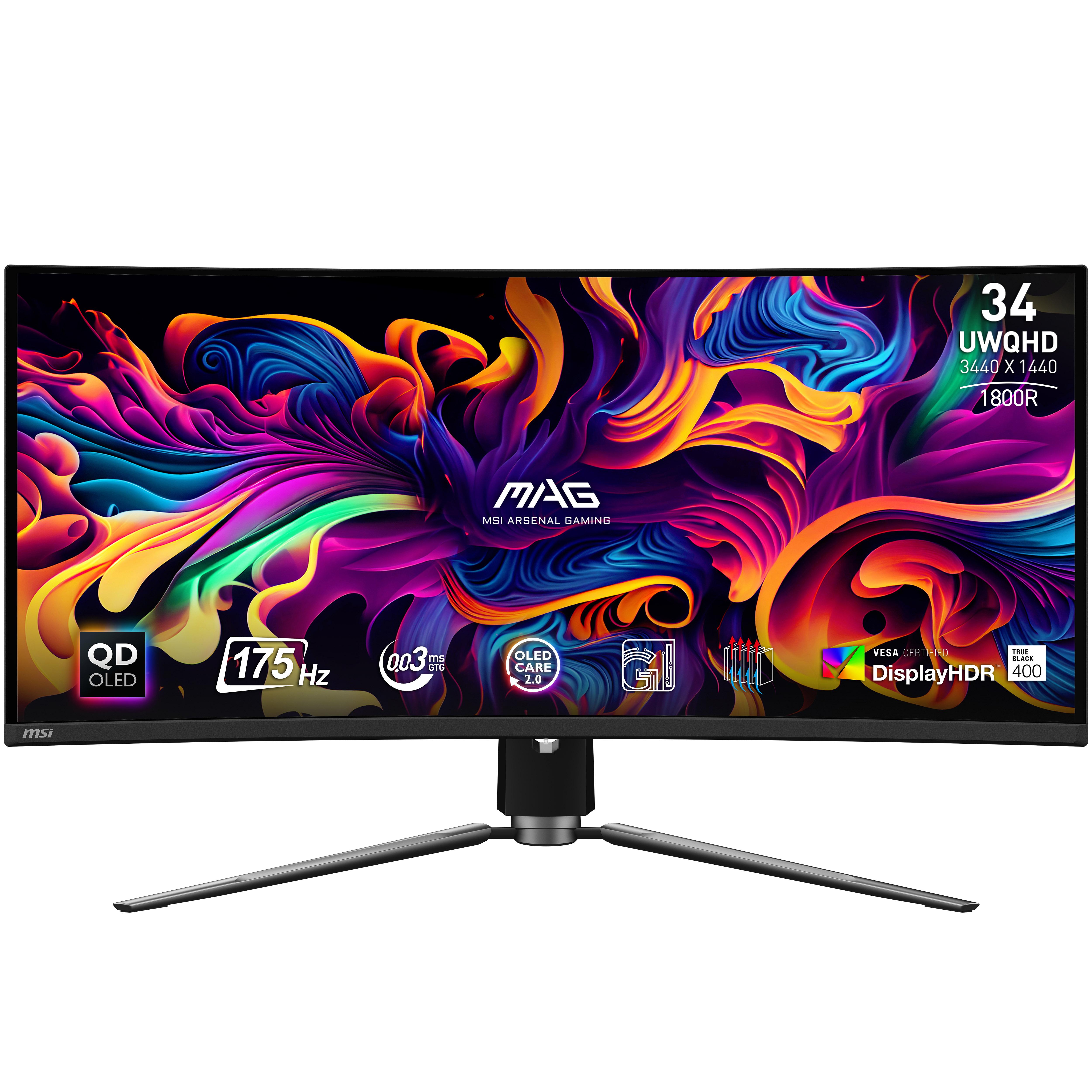 Monitor da gioco curvo MSI MAG 341CQPDE 8682 cm (3418")