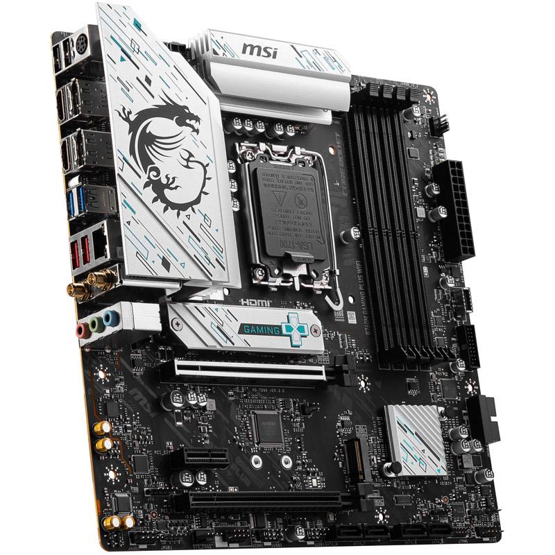 MB MSI B760M GAMING PLUS WIFI 1700 4D5 2M.2 4S3 U3.2 GBL H/D MATX DDR5