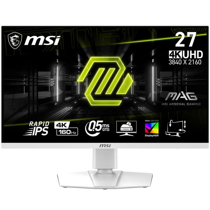 MSI MAG 274URFWDE Monitor PC 68,6 cm [27] 3840 x 2160 Pixel 4K Ultra HD Bianco (27[68.6cm]TFT MSI MAG 274URFWDE White)
