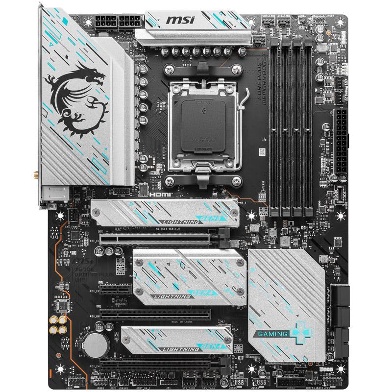 MSI MB X670, X670E GAMING PLUS, AM5,4DDR5,3PCI-Ex16,1PCI-Ex1,4M.2,4SATA3,1USB3.2Gen