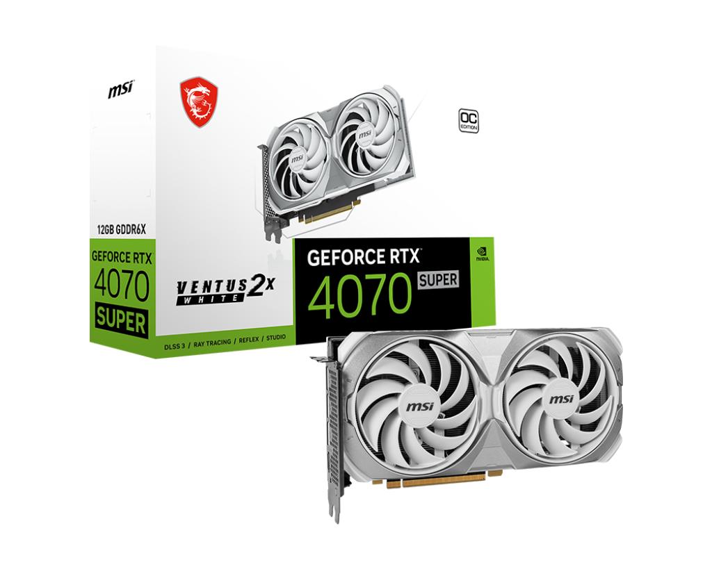 MSI RTX4070 SUPER 12G V WH OC