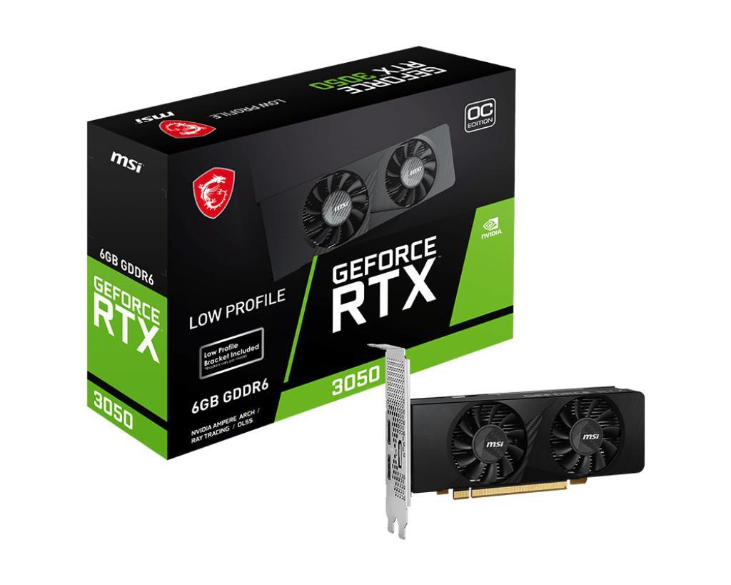 VGA MSI NVIDIA RTX 3050 LP 6G OC OC 6GB DDR6 128BIT 1HDMI/3DP 130W