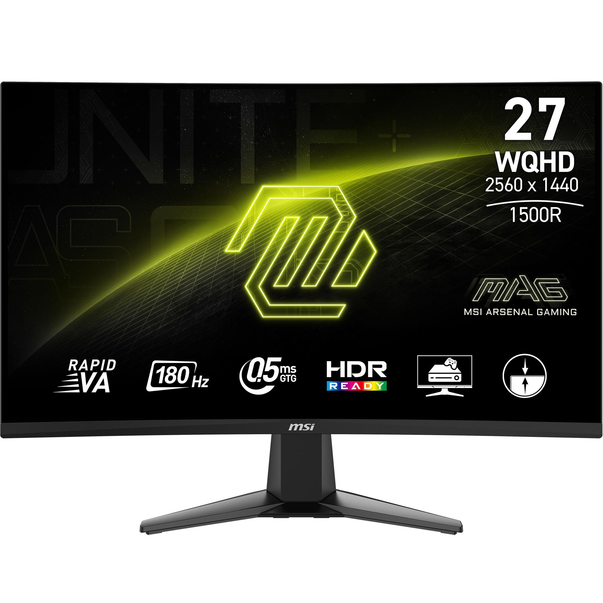 MSI MAG 27CQ6F Monitor PC 686 cm (27") 2560 x 1440 Pixel Quad HD LCD Nero