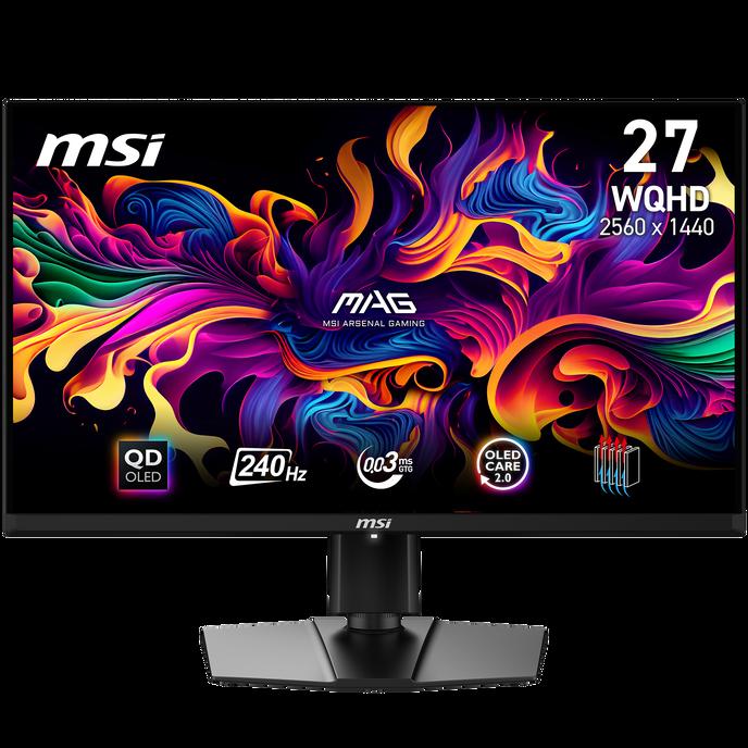 MSI MAG 271QPXDE QD-OLED E2 Monitor PC 67,3 cm [26.5] 2560 x 1440 Pixel Wide Quad HD Nero (random_sHdDBWpUBs)