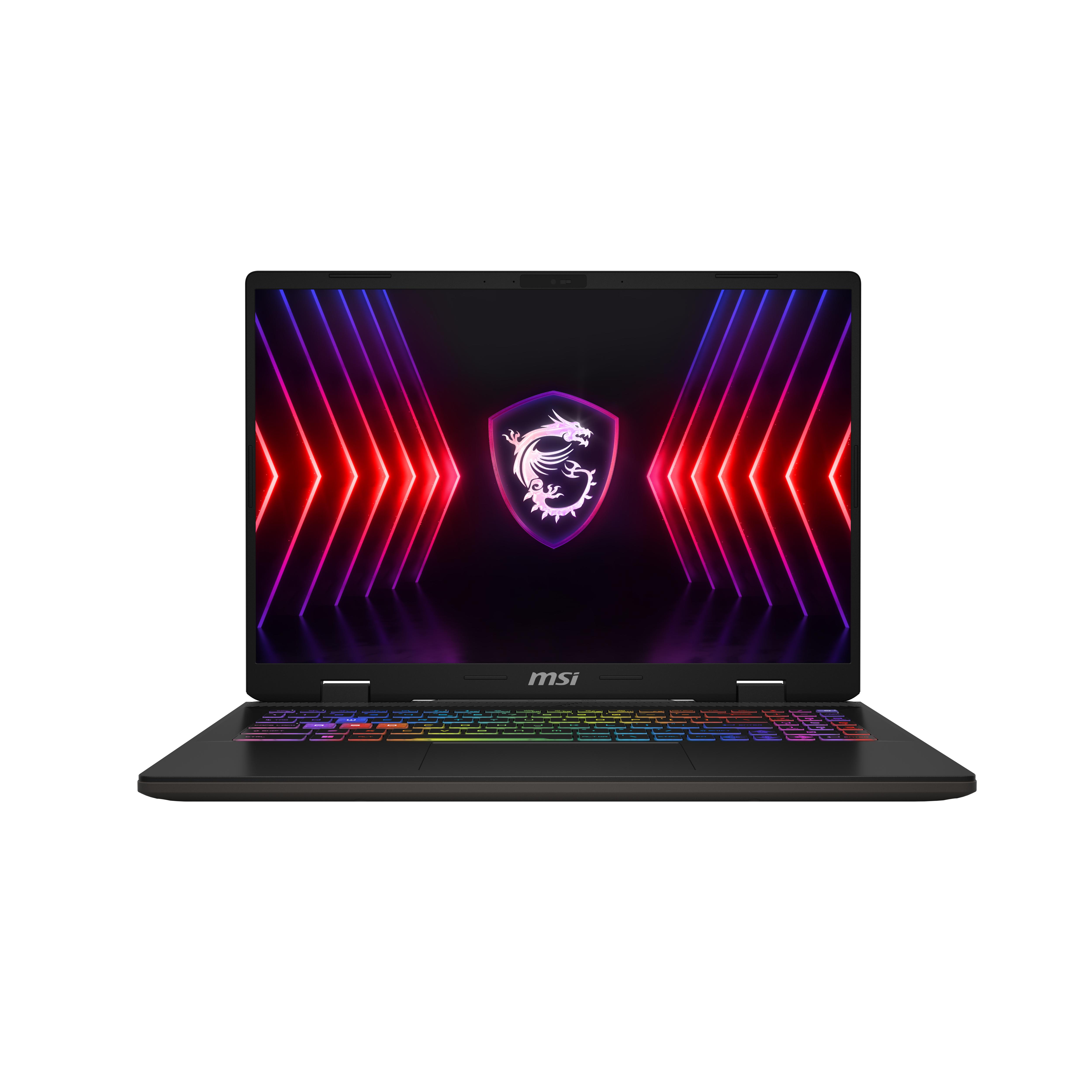 MSI Sword 16 HX B14VGKG-013UK Intel Core i7 i7-14700HX Computer portatile 406 cm (16") Quad HD 16 GB DDR5-SDRAM 1 TB SSD NVIDIA