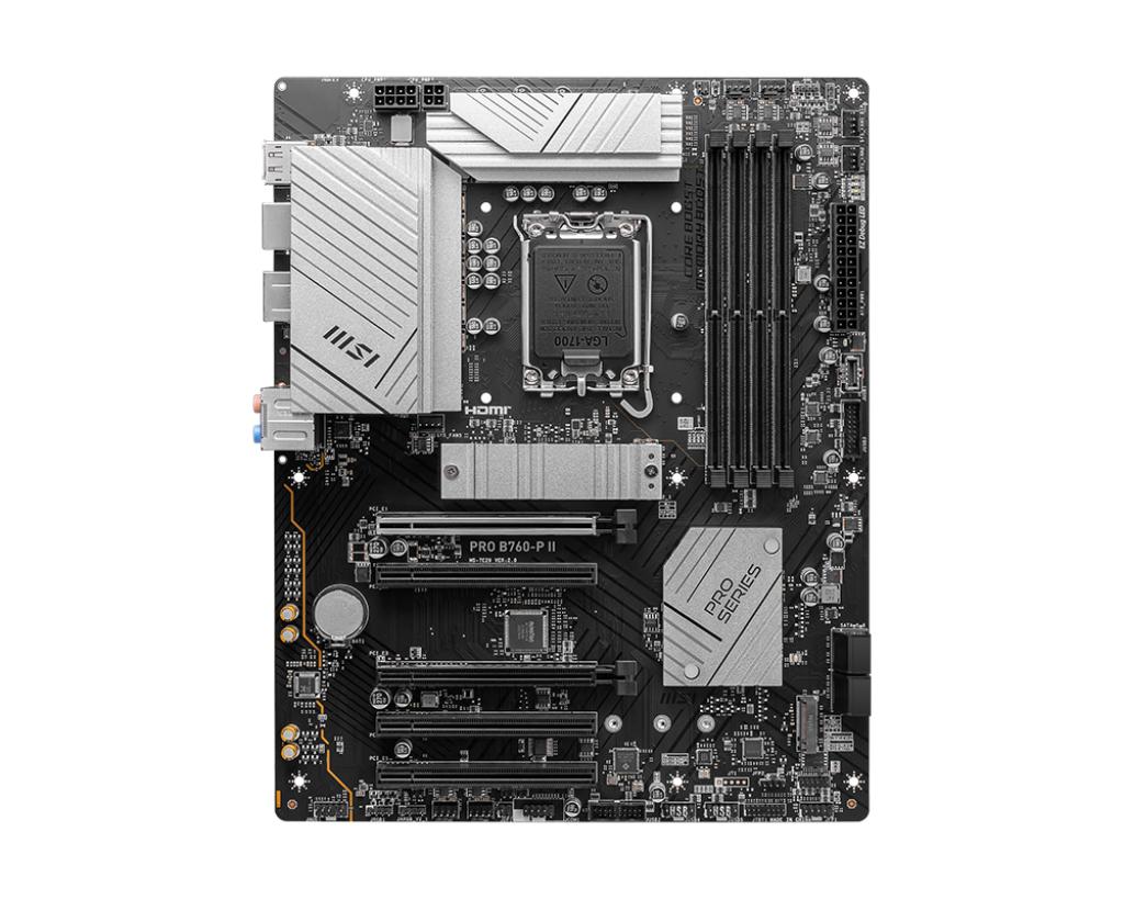 MSI PRO B760-P II scheda madre Intel B760 LGA 1700 ATX (MB INT PRO B760-P II D5 MATX)