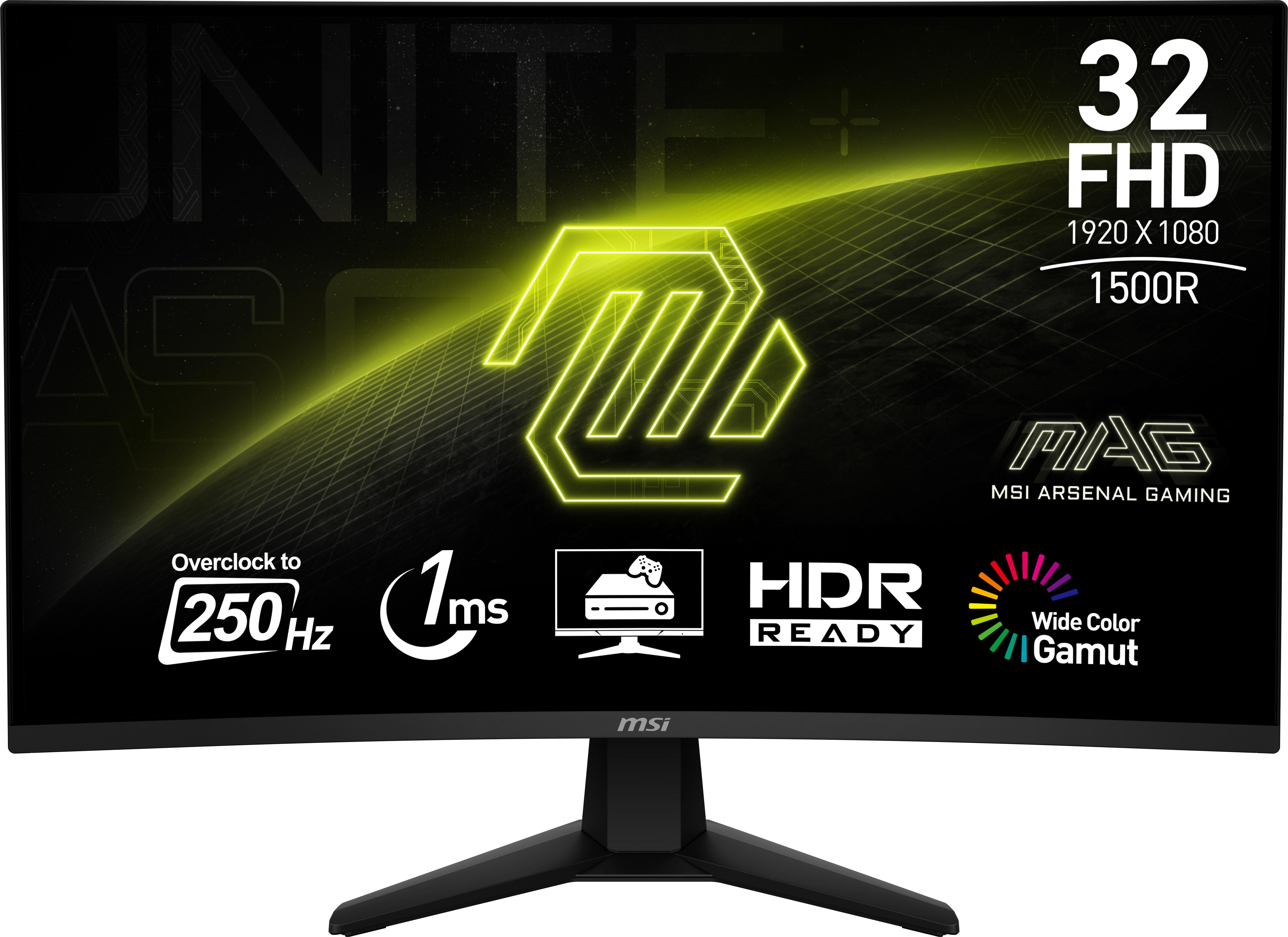 MSI MAG 32C6X Monitor PC 80 cm (31.5") 1920 x 1080 Pixel Full HD Nero