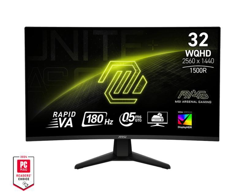 MSI 32 "(81.3cm) TFT MSI MAG 32CQ6FDE Gaming 9S6-3DC91M-002 SCHERMATORIO FLAT RETTAGLIO (TFT/LCD) -32" [Energy Class F] (9S6-3D