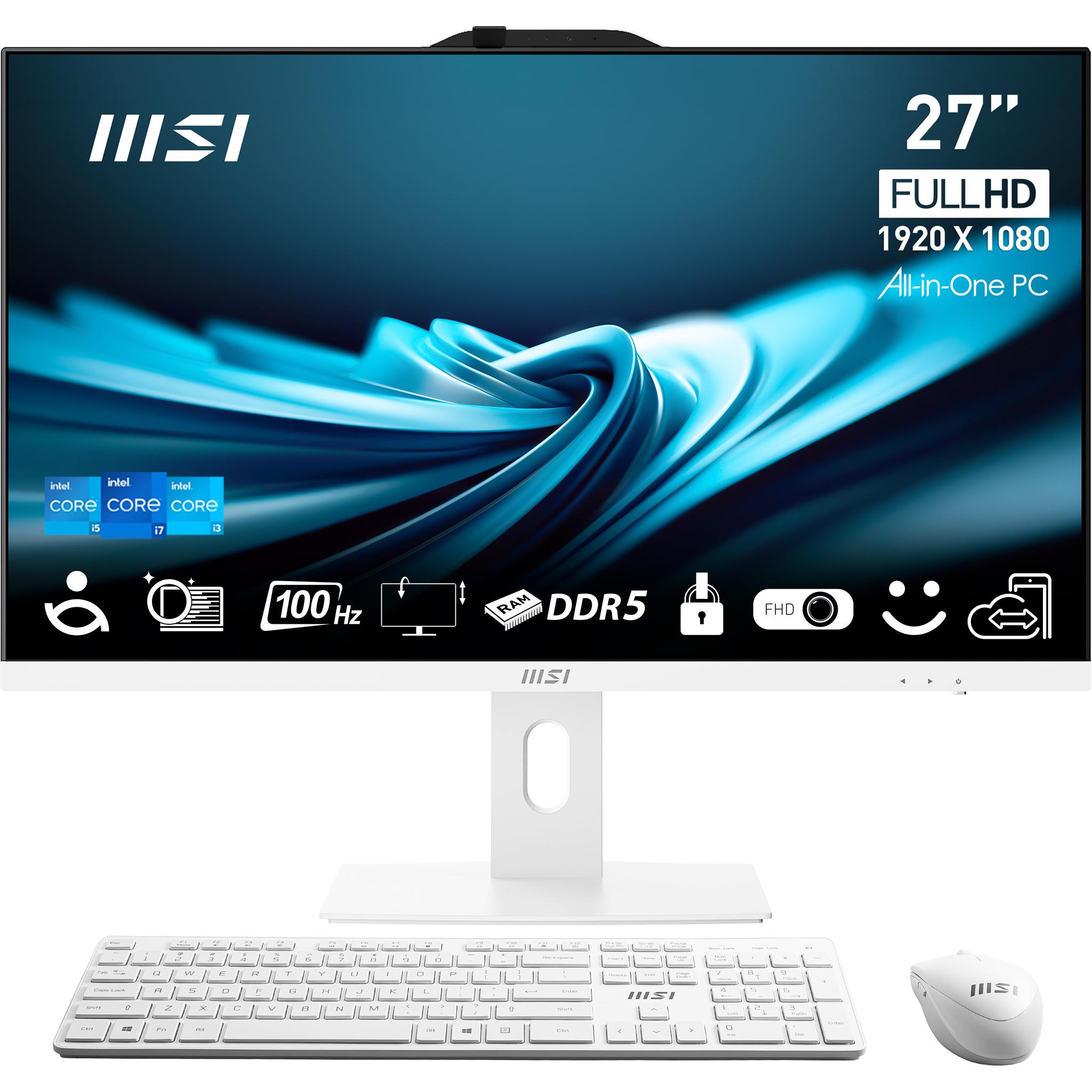 MSI Pro AP272P 14M-652FR All-in-One PC Intel Core i7 i7-14700 686 cm (27") 1920 x 1080 Pixel PC All-in-one 16 GB DDR4-SDRAM 1 T