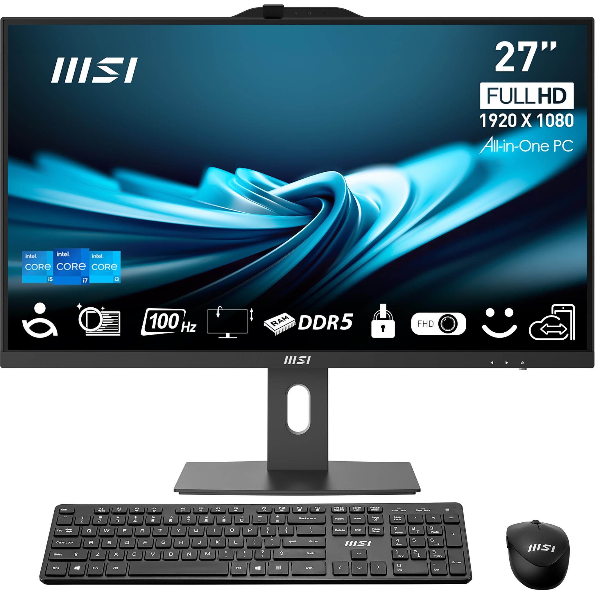 MSI Pro AP272P 14M-653FR All-in-One PC Intel Core i5 686 cm (27") 1920 x 1080 Pixel PC All-in-one 16 GB DDR4-SDRAM 512 GB SSD W