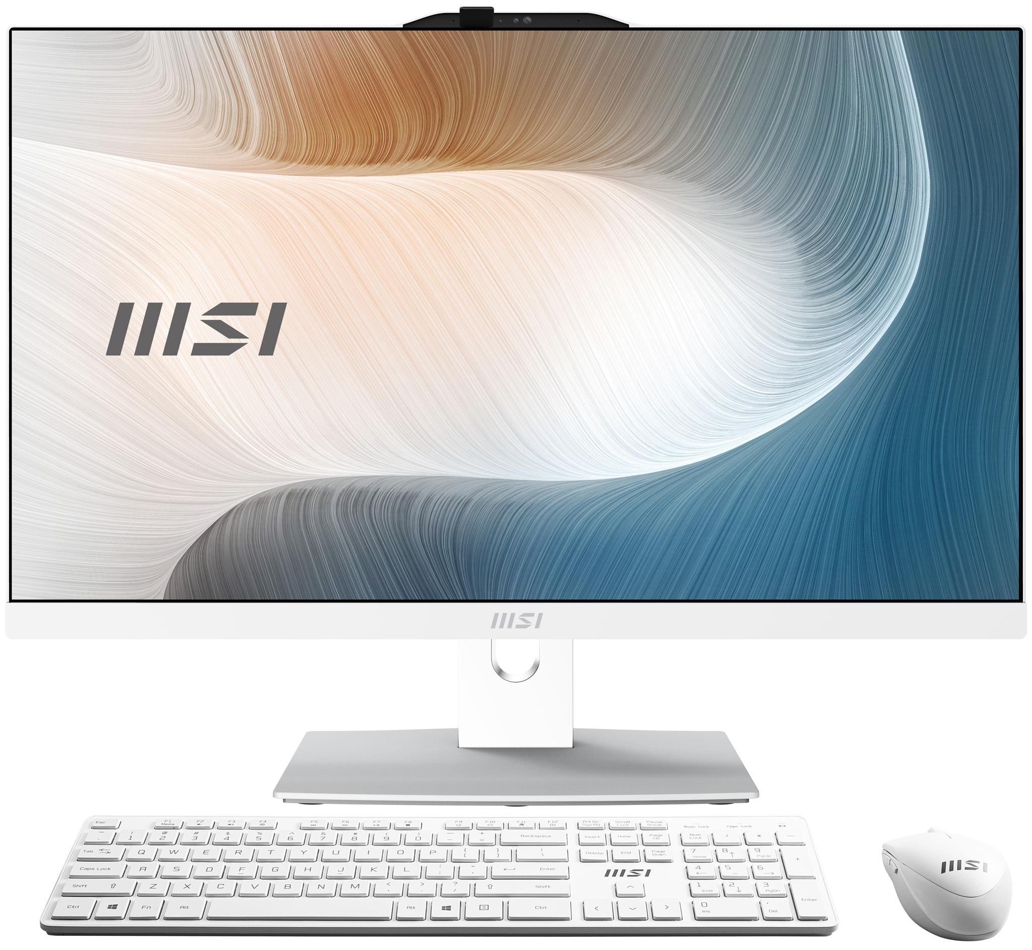 MSI Modern AM242P 12M-870FR Intel Core i7 i7-1255U 605 cm (23.8") 1920 x 1080 Pixel PC All-in-one 16 GB DDR4-SDRAM 512 GB SSD W