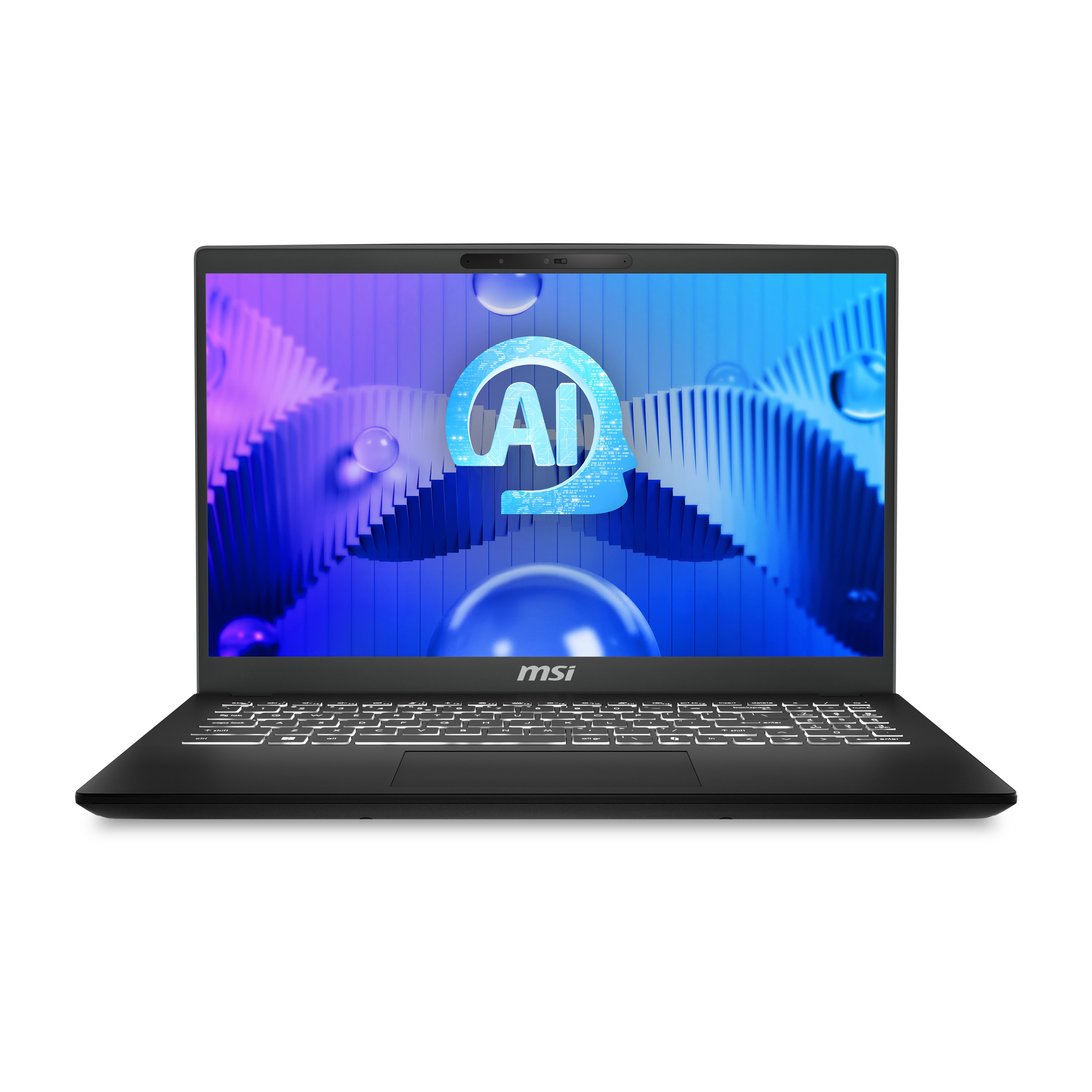 MSI Modern 15 H AI C1MG-034IT Intel Core Ultra 5 125H Computer portatile 396 cm (15.6") Full HD 16 GB DDR5-SDRAM 512 GB SSD Wi-