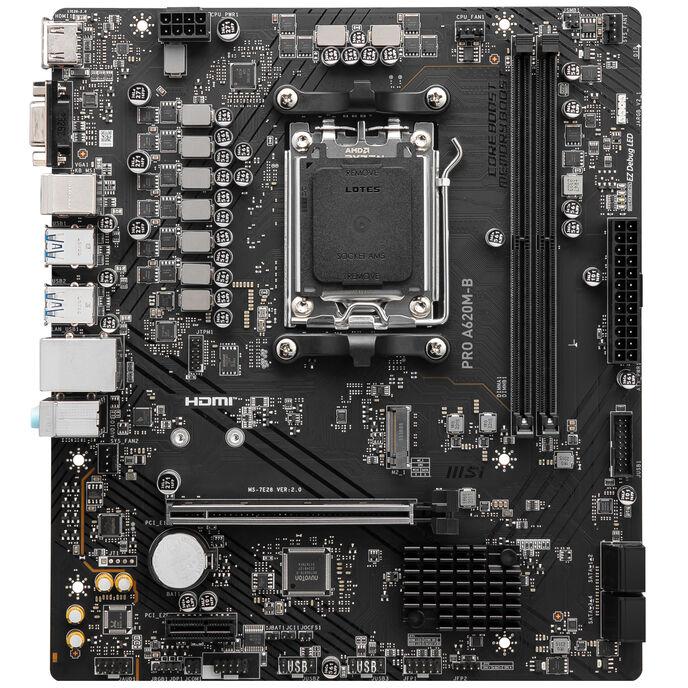 MSI PRO A620M-B scheda madre AMD A620 Socket AM5 micro ATX