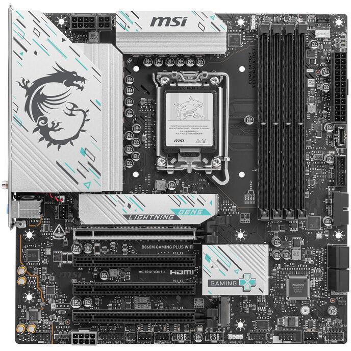 MSI B860M GAMING PLUS WIFI scheda madre Intel B860 LGA 1851 (Socket V1) micro ATX