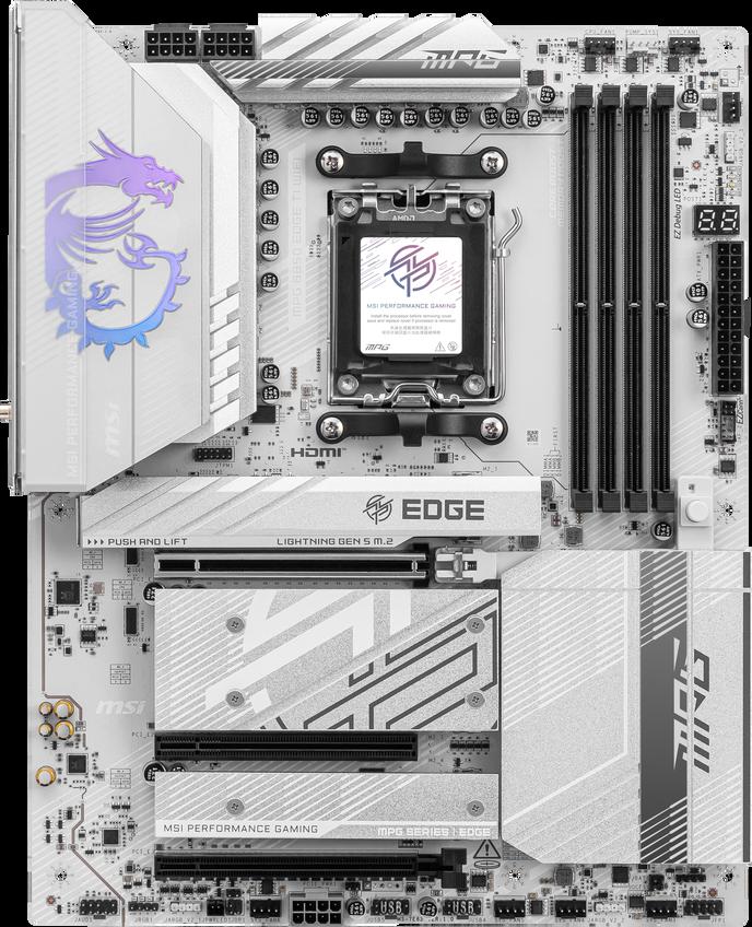 MSI MPG B850 EDGE TI WIFI scheda madre AMD B850 Socket AM5 ATX