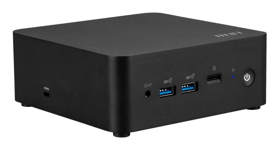 MSI Cubi NUC AI 1UMG-033ES Intel Core Ultra 5 125H 8 GB DDR5-SDRAM 512 GB SSD Windows 11 Pro Mini PC Nero