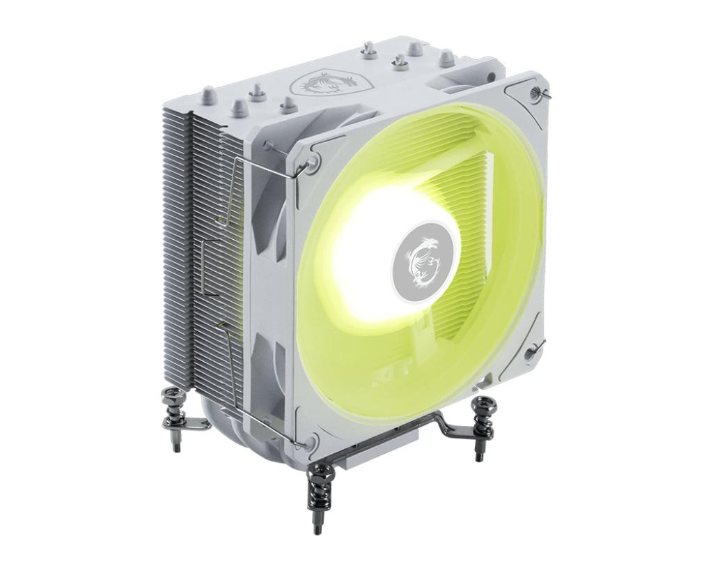 MSI MAG COREFROZR AA13 WHITE sistema di raffreddamento per computer Processore Raffreddatore ibrido 12 cm Bianco 1 pz