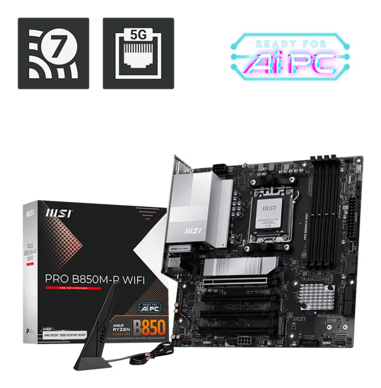 MSI PRO B850M-P WIFI AMD...