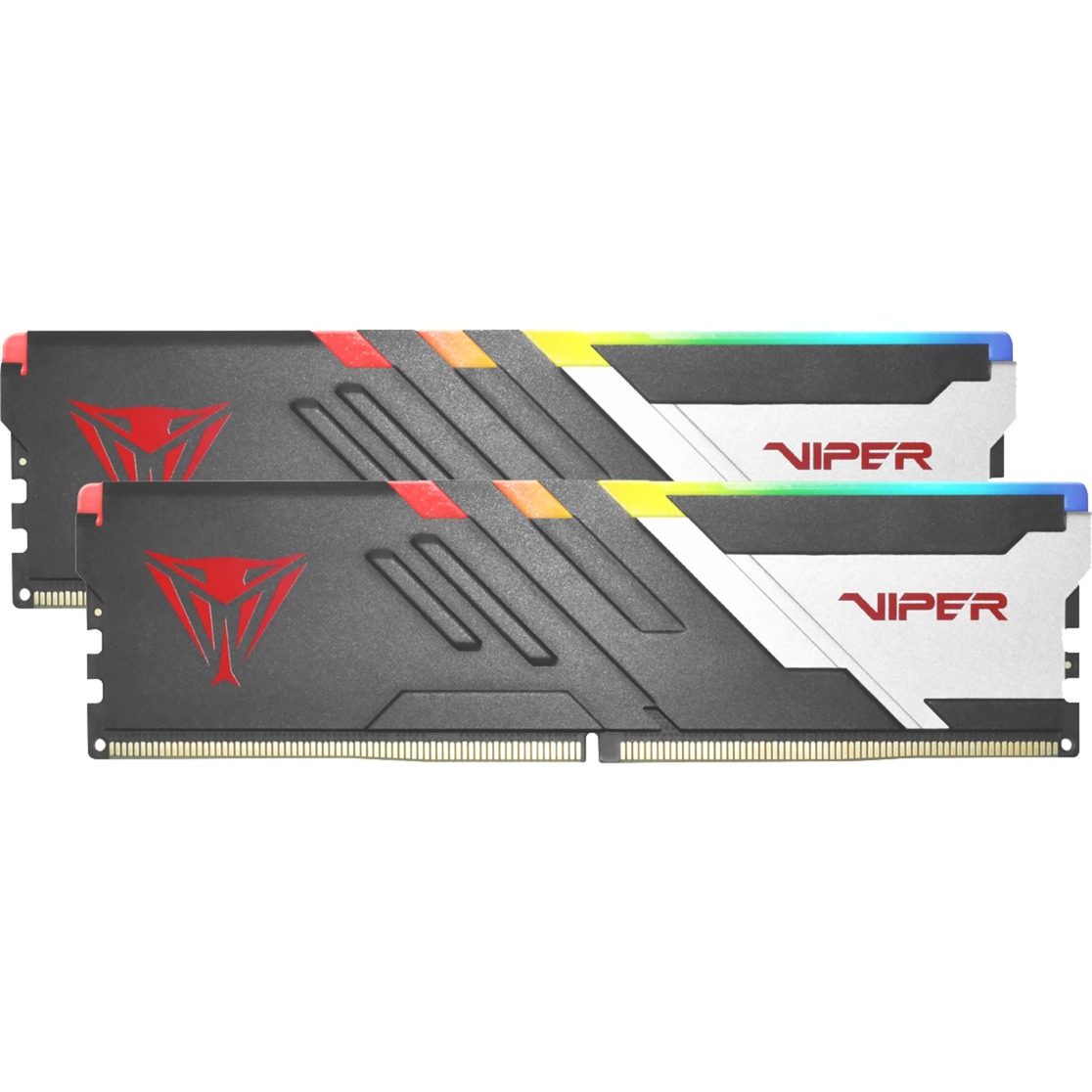 DIMM 32 GB DDR5-6600 2x 16 GB kit doppio nero PVVR532G660C34K Viper Venom RGB INTEL XMP