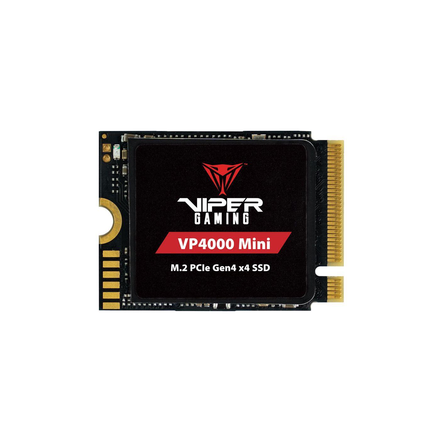 SSD PATRIOT 1TB VP4000 M.2230 PCIe Gen4 x4 NVMe READ:5000MB WRITE:3500MB/S - VP4000M1TBM23 - GAR. 5 ANNI