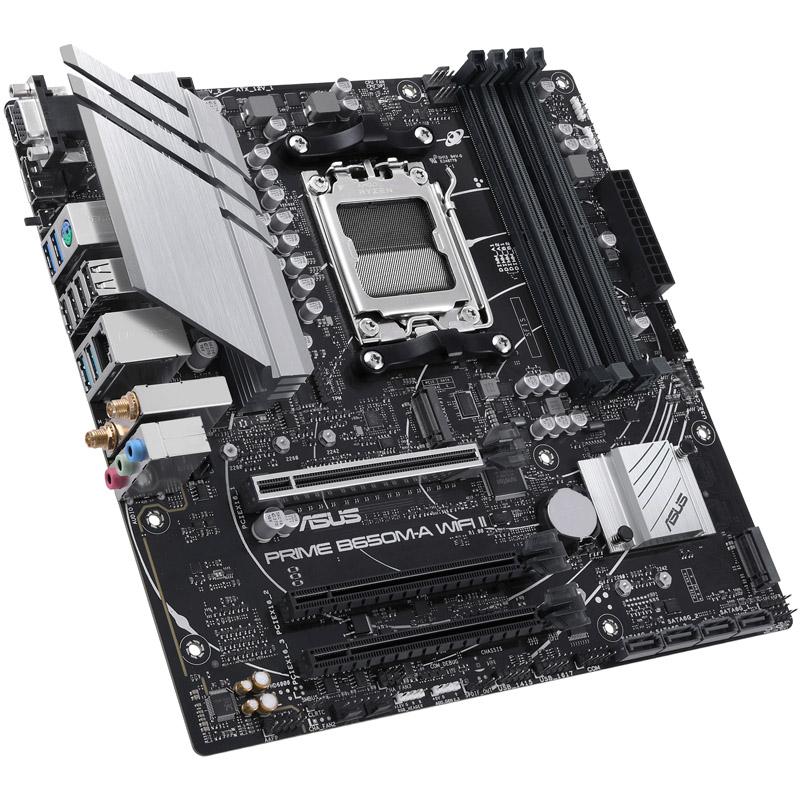 ASUS MB AMD B650, PRIME B650M-A WIFI II, AM5, 4DDR5, WIFI, MATX