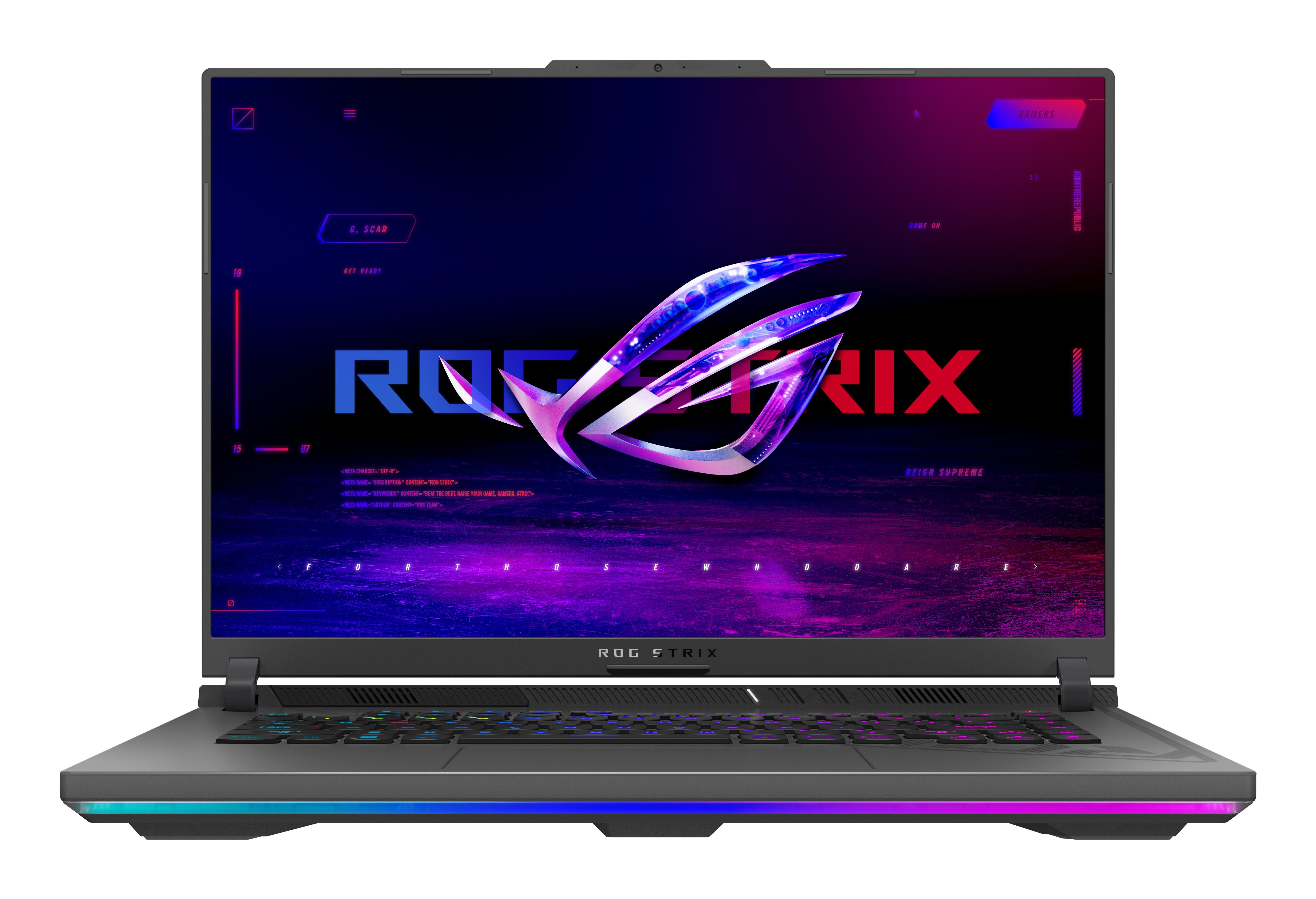 ASUS ROG Strix G16 G614JZ-N4024W IntelÂ® Coreâ„¢ i9 i9-13980HX Computer portatile 40,6 cm (16") Quad HD+ 16 GB DDR5-SDRAM