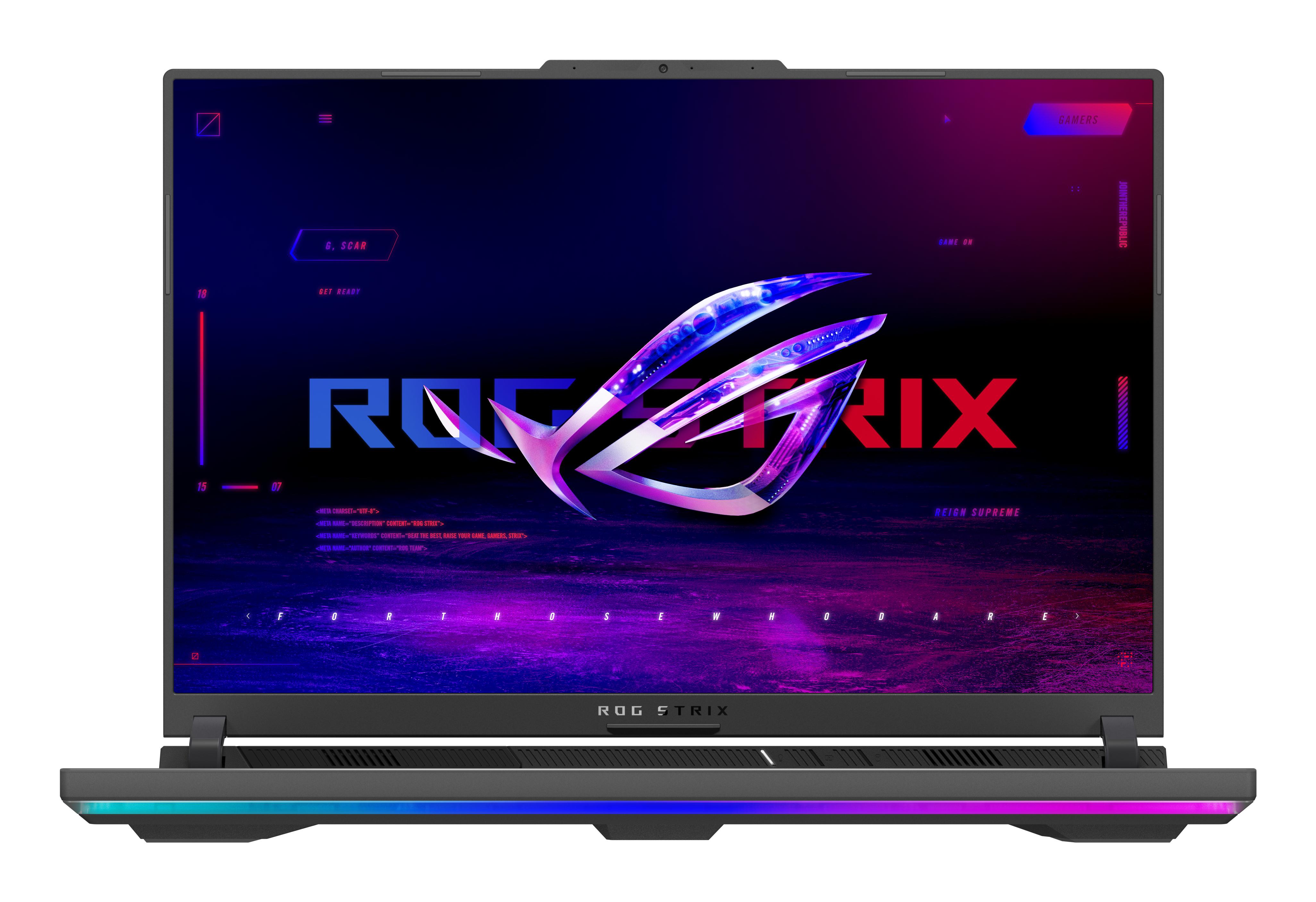 ASUS ROG Strix G16 G614JV-N4120W Intel Core i9 i9-13980HX Computer portatile 40,6 cm (16") WQXGA 16 GB DDR5-SDRAM 1 TB SSD NVID