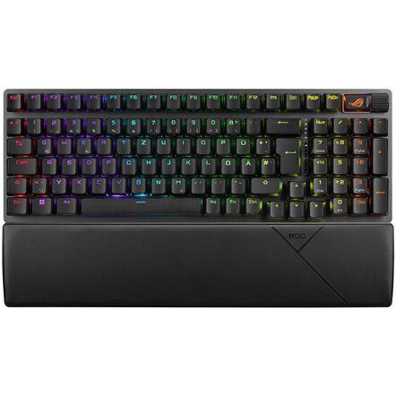 ASUS ROG Strix Scope II 96 Wireless tastiera USB + RF Wireless + Bluetooth QWERTZ Tedesco Nero