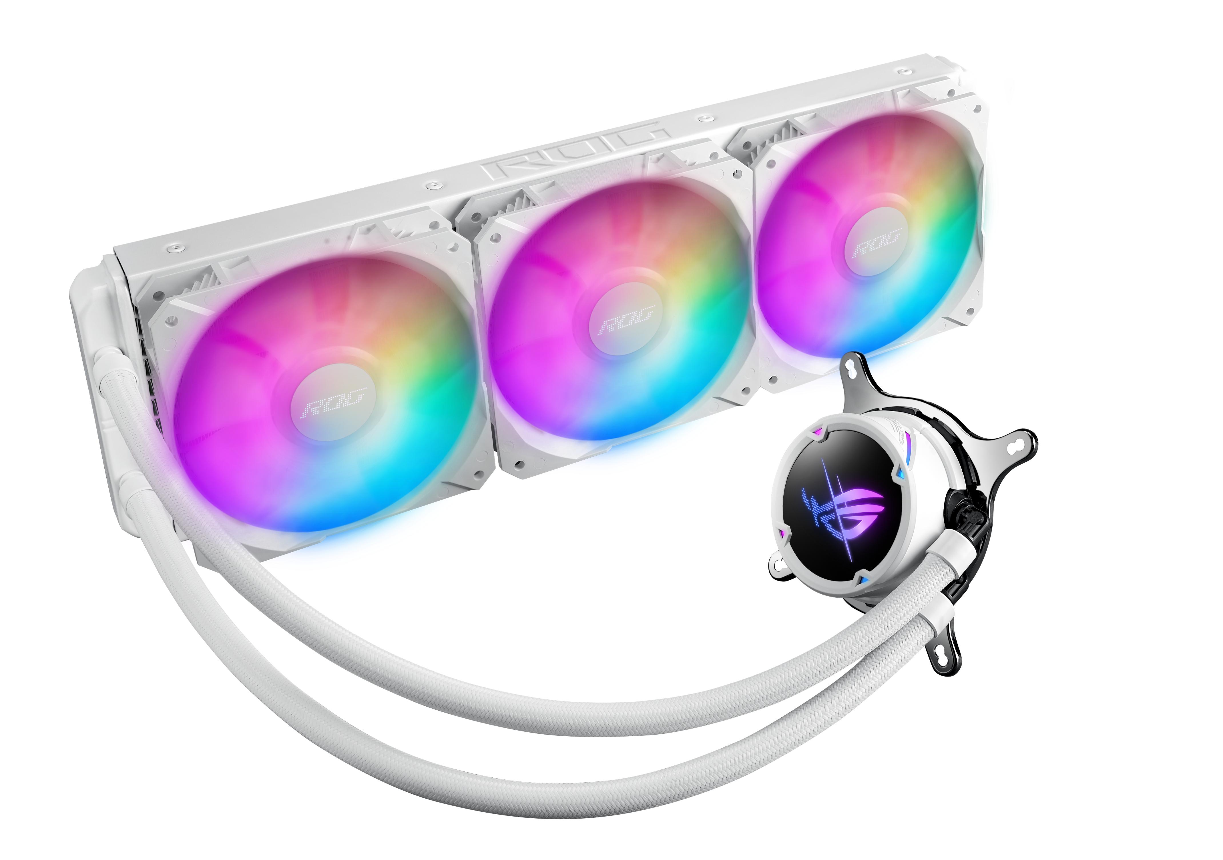 ASUS ROG Strix LC II 360 ARGB White Edition Processore Raffreddatore di liquidi tutto in uno 12 cm Bianco