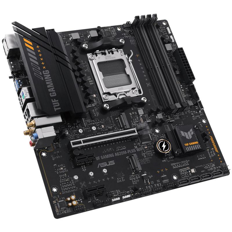 ASUS TUF GAMING A620M-PLUS WIFI AMD A620 Socket AM5 micro ATX (ASUS Mainboard TUF Gaming A620M-Plus WiFi - Socket AM5 - AMD)