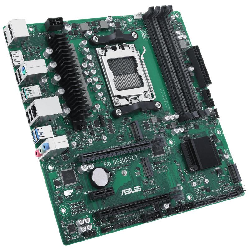 ASUS PRO B650M-CT-CSM AMD B650 Socket AM5 micro ATX (ASUS Mainboard PRO B650M-CT-CSM - micro ATX - Socket AM5 - A)